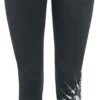 "Sport Und Yoga - Schwarze Leggings Mit Detailreichem Print" Leggings Schwarz Von EMP -Forbunrs Geschaft 483079a