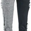 "Houndstooth Check Half And Half Bondage Trouser" Stoffhose Schwarz/grau Von Jawbreaker 2 "Houndstooth Check Half And Half Bondage Trouser" Stoffhose Schwarz/grau Von Jawbreaker -Forbunrs Geschaft 483257a