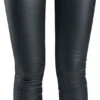 "NMCallie High Waist Skinny Coated Pants" Jeans Schwarz Von Noisy May -Forbunrs Geschaft 484079a