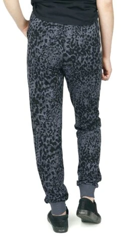 "Grau/schwarze Stoffhose Mit Animal Muster Und Strass-Steinen" Stoffhose Grau/schwarz Von Rock Rebel By EMP -Forbunrs Geschaft 486263wb