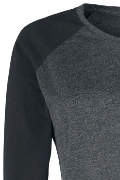 "Raglan Contrast Longsleeve" Langarmshirt Grau/schwarz Von RED By EMP -Forbunrs Geschaft 486392d