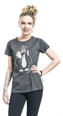 "Maulwurf" T-Shirt Schwarz Von Der Kleine Maulwurf -Forbunrs Geschaft 486930wa