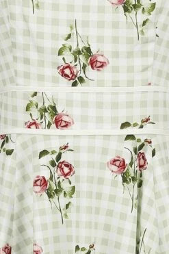 "Sarina Swing Dress" Mittellanges Kleid Weiß/grau Von H&R London -Forbunrs Geschaft 487864d