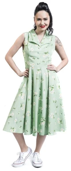 "Timea Swing Dress" Mittellanges Kleid Mint Von H&R London -Forbunrs Geschaft 487866wa