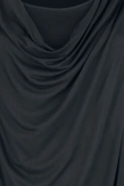 "Schwarzes Langarmshirt Mit Wasserfallausschnitt" Langarmshirt Schwarz Von Black Premium By EMP -Forbunrs Geschaft 493186d