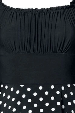 "Schulterfreies Swing-Kleid" Mittellanges Kleid Schwarz/weiß Von Belsira 10 "Schulterfreies Swing-Kleid" Mittellanges Kleid Schwarz/weiß Von Belsira -Forbunrs Geschaft 495400d