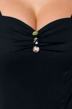 "Vintage Kleid" Mittellanges Kleid Schwarz Von Belsira 13 "Vintage Kleid" Mittellanges Kleid Schwarz Von Belsira -Forbunrs Geschaft 495496wd