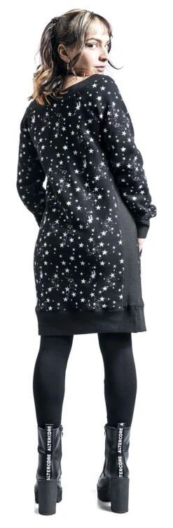 "Sweatkleid Mit Sternen Alloverprint" Kurzes Kleid Schwarz Von RED By EMP -Forbunrs Geschaft 498257wb