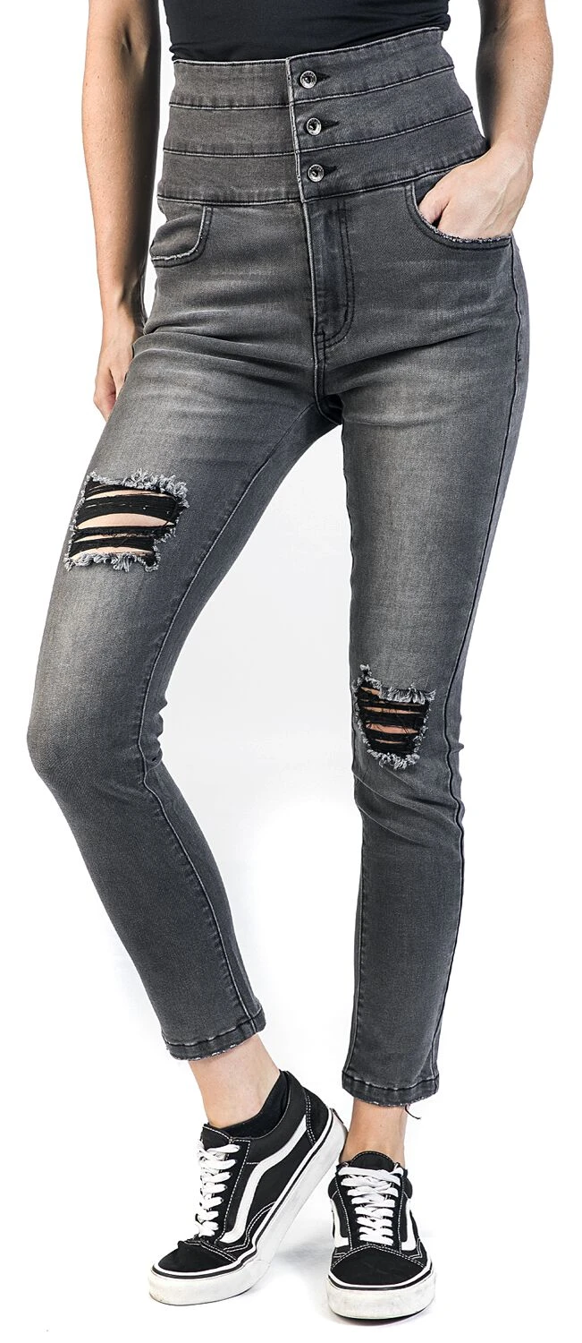 "Marge" Jeans Grau Von Forplay 6 "Marge" Jeans Grau Von Forplay – Bild 4
