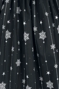 "Belle 50's Skirt" Mittellanger Rock Schwarz/weiß Von Hell Bunny -Forbunrs Geschaft 498796d