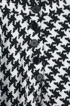 "Blake Skirt" Mittellanger Rock Schwarz/weiß Von Hell Bunny 9 "Blake Skirt" Mittellanger Rock Schwarz/weiß Von Hell Bunny -Forbunrs Geschaft 498839d