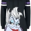 "Ursula" Mittellanges Kleid Schwarz Von Disney Villains -Forbunrs Geschaft 503840a