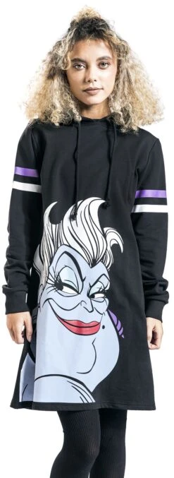 "Ursula" Mittellanges Kleid Schwarz Von Disney Villains 10 "Ursula" Mittellanges Kleid Schwarz Von Disney Villains -Forbunrs Geschaft 503840wa