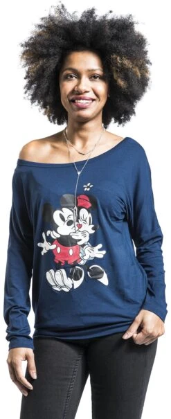 "Mickey Mouse Buddies" Langarmshirt Blau Von Mickey Mouse 12 "Mickey Mouse Buddies" Langarmshirt Blau Von Mickey Mouse -Forbunrs Geschaft 506504wa