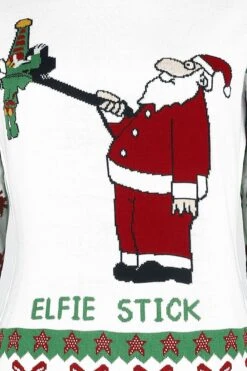 "Elfie Stick" Mittellanges Kleid Multicolor Von Ugly Christmas Sweater -Forbunrs Geschaft 506715d