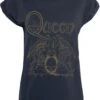 "Crest" T-Shirt Navy Von Queen