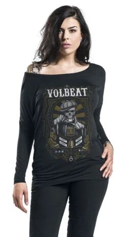 "Fight" Langarmshirt Schwarz Von Volbeat -Forbunrs Geschaft 509459wa