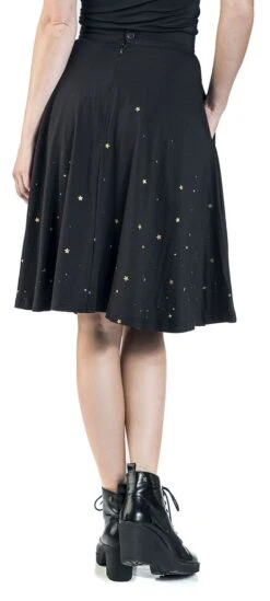 "Celestial" Mittellanger Rock Schwarz Von Pokémon -Forbunrs Geschaft 510334wb