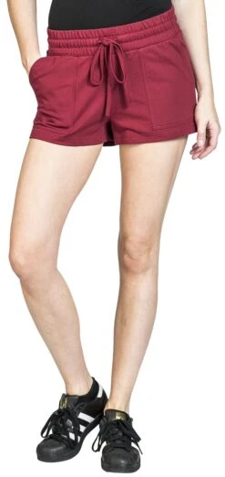 "Bequeme Stoffshorts" Short Rot Von RED By EMP -Forbunrs Geschaft 512443wa