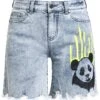 "Shorts Mit Panda-Bär Print" Short Hellblau Von RED By EMP -Forbunrs Geschaft 512454a
