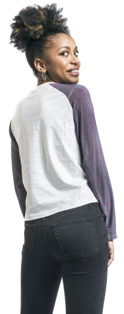 "Langarmshirt Mit Raglanärmeln" Langarmshirt Grau Meliert Von Full Volume By EMP -Forbunrs Geschaft 512560wb