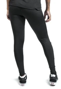 "Women´s Leggings With Cuts And Lace" Leggings Schwarz Von Rotterdamned -Forbunrs Geschaft 512771wb