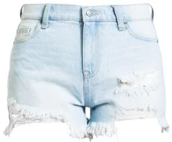 "Destroyed Hotpants" Hotpant Hellblau Von RED By EMP