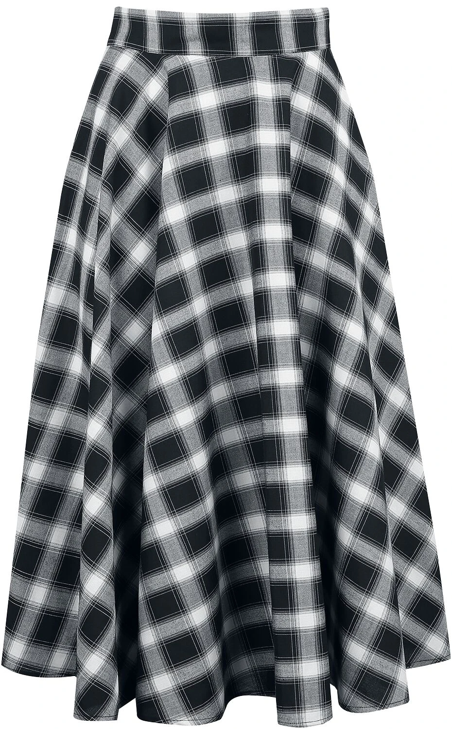 "Sail Check Flare Skirt" Mittellanger Rock Multicolor Von Banned Retro 3 "Sail Check Flare Skirt" Mittellanger Rock Multicolor Von Banned Retro