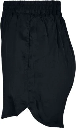 "Ladies Viscose Satin Resort Shorts" Short Schwarz Von Urban Classics -Forbunrs Geschaft 517448c
