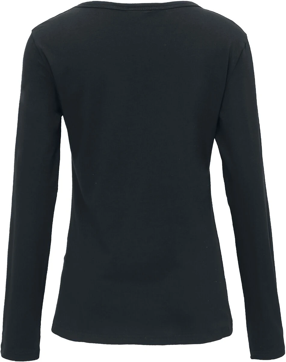 "Carla" Langarmshirt Schwarz Von Forplay 4 "Carla" Langarmshirt Schwarz Von Forplay – Bild 2