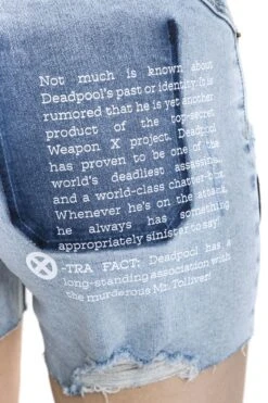 "90" Short Denim/blau Von Deadpool -Forbunrs Geschaft 520098d