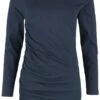 "Langarmshirt Mit Raffungen" Langarmshirt Dunkelblau Von Black Premium By EMP -Forbunrs Geschaft 520171a