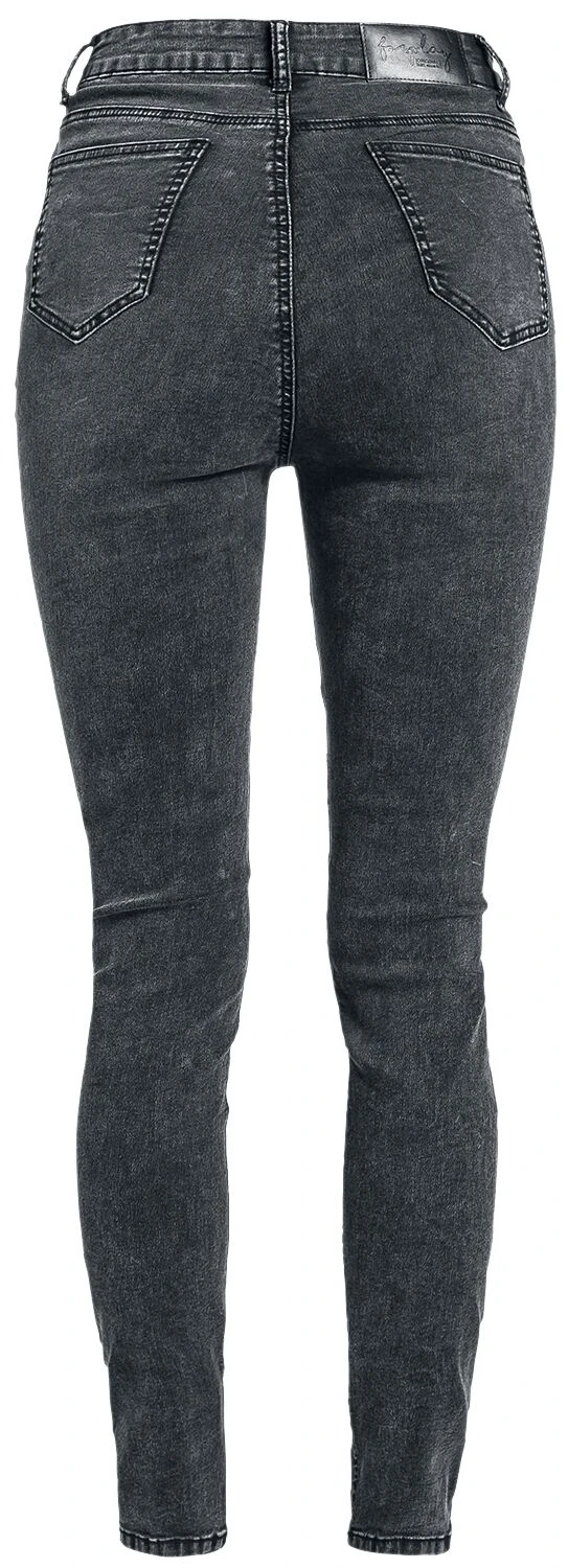 "Virgie" Jeans Schwarz Von Forplay 4 "Virgie" Jeans Schwarz Von Forplay – Bild 2