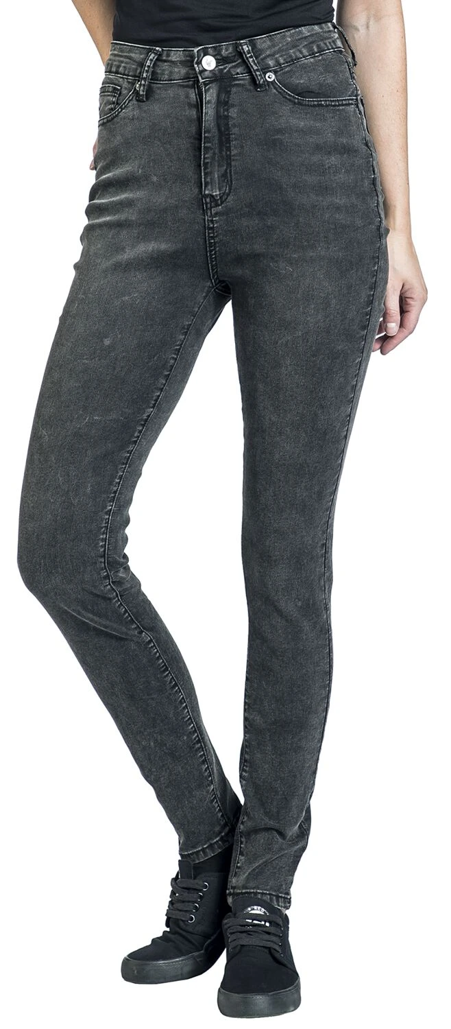 "Virgie" Jeans Schwarz Von Forplay 6 "Virgie" Jeans Schwarz Von Forplay – Bild 4