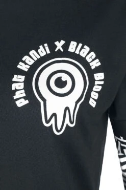 "Phat Kandi X Black Blood By Gothicana Longsleeve" Langarmshirt Schwarz Von Black Blood By Gothicana -Forbunrs Geschaft 520580d