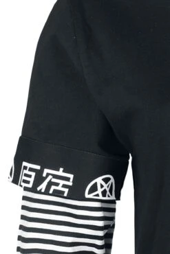 "Phat Kandi X Black Blood By Gothicana Longsleeve" Langarmshirt Schwarz Von Black Blood By Gothicana -Forbunrs Geschaft 520580d2