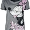 "Minni Maus" T-Shirt Grau Von Mickey Mouse -Forbunrs Geschaft 520671a