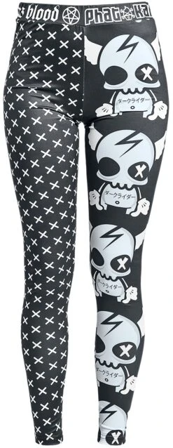 "Phat Kandi X Black Blood By Gothicana Leggings" Leggings Schwarz Von Black Blood By Gothicana