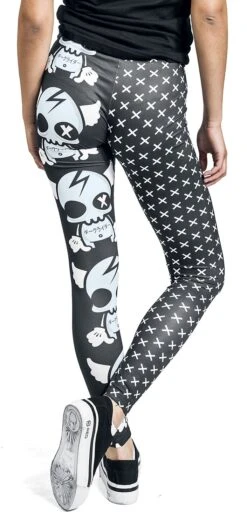 "Phat Kandi X Black Blood By Gothicana Leggings" Leggings Schwarz Von Black Blood By Gothicana -Forbunrs Geschaft 520740wb