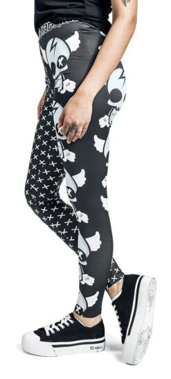 "Phat Kandi X Black Blood By Gothicana Leggings" Leggings Schwarz Von Black Blood By Gothicana -Forbunrs Geschaft 520740wc