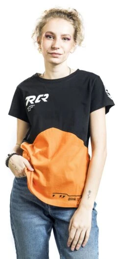"Tracer" T-Shirt Schwarz/orange Von Overwatch -Forbunrs Geschaft 520993wa