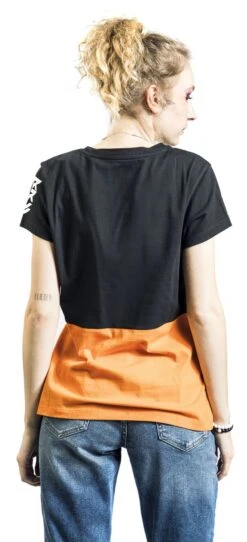 "Tracer" T-Shirt Schwarz/orange Von Overwatch -Forbunrs Geschaft 520993wb