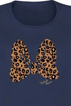 "Minnie Schleife" T-Shirt Blau Von Mickey Mouse -Forbunrs Geschaft 521773d