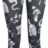 "Leggings Mit Alloverprint" Leggings Schwarz Von Gothicana By EMP -Forbunrs Geschaft 521964a