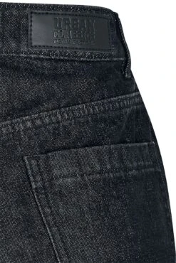 "Ladies High Waist Boyfriend Shorts" Hotpant Schwarz Von Urban Classics -Forbunrs Geschaft 522257d