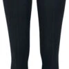 "Ladies Organic Stretch Jersey Front Slit Leggings" Leggings Schwarz Von Urban Classics -Forbunrs Geschaft 522807a