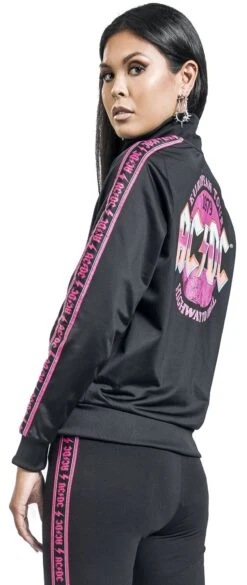 "Amplified Collection - Ladies Cotton Taped Yoga Leggings" Leggings Schwarz Von AC/DC -Forbunrs Geschaft 523665wb