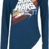 "Retro - 77" Langarmshirt Blau Von Star Wars 1 "Retro - 77" Langarmshirt Blau Von Star Wars -Forbunrs Geschaft 524383a