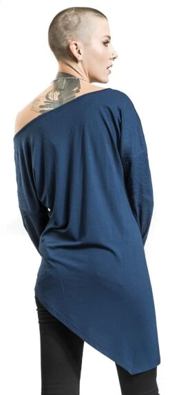 "Retro - 77" Langarmshirt Blau Von Star Wars -Forbunrs Geschaft 524383wb