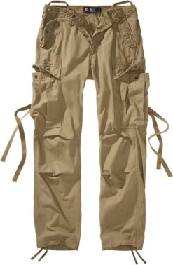 "Ladies M65 Vintage Trouser" Cargohose Camel Von Brandit